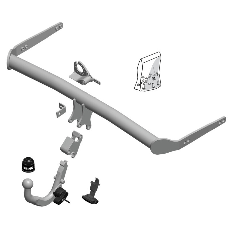 Attelage à rotule démontable en diagonal (BMA)SKODA OCTAVIA IV (NX3, NN3) 3/5 portes 2020-(01-2020- )
