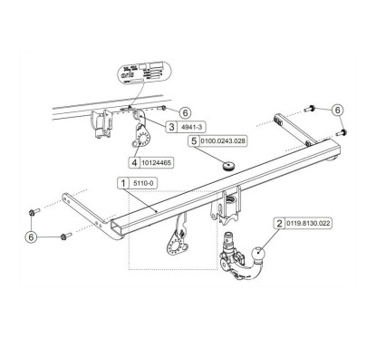 Attelage rotule démontable Oris + faisceau ECS spécifique 7 broches - PEUGEOT 508 SW I