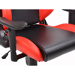 Chaise de jeu FK eGame Seats Siège de jeu eSport Liverpool noir / rouge 