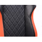 Chaise de jeu FK eGame Seats Siège de jeu eSports London noir / orange