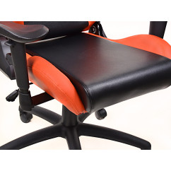 Chaise de jeu FK eGame Seats Siège de jeu eSport Liverpool noir / orange 