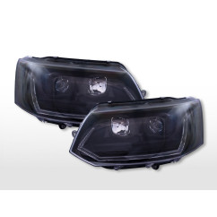 Kit de phares halogènes VW T5 à partir de 10 ans noir 