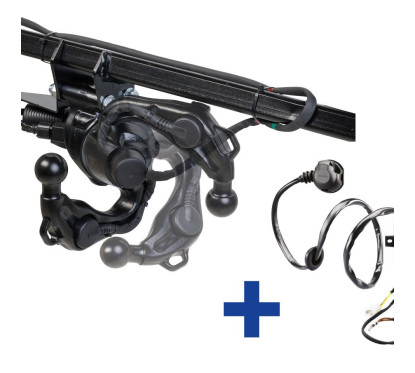 KIT Westfalia : Attelage Rotule Rétractable (RX) et Faisceau inclus AUDI A4 B9 (8W2, 8WC) 2.0 TFSI quattro ( 11/2015 - 11/2019 )