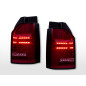 Jeu de feux arrière LED VW T6 année 16-19 version ampoule d'origine rouge/clair