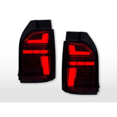 Jeu de feux arrière LED VW T6 Années 16-19 rouge/fumé 