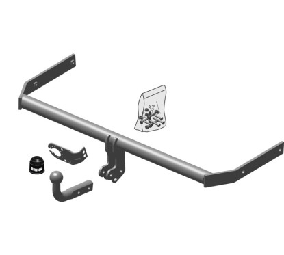 Attelage à rotule démontable avec outil (RDAO) SKODA ROOMSTER Praktik (5J) 2007-2015(03-2007- 05-2015)