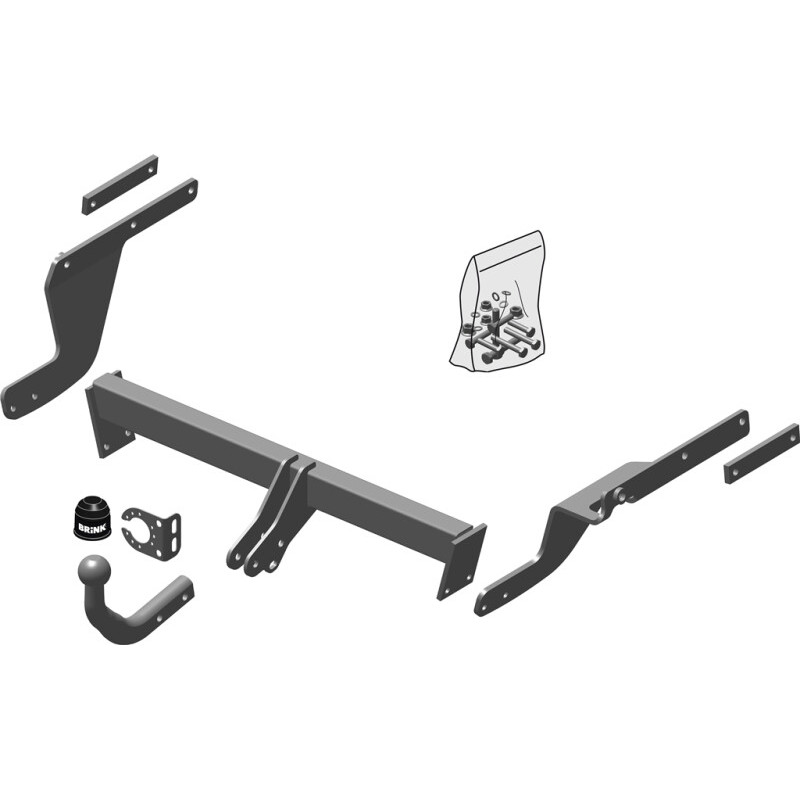 Attelage à rotule démontable avec outil (RDAO) TOYOTA VERSO S (_P12_) Monospace 2010-2016(11-2010- 10-2016)