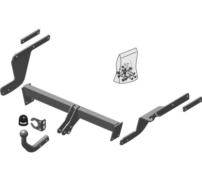 Attelage à rotule démontable avec outil (RDAO) TOYOTA VERSO S (_P12_) Monospace 2010-2016(11-2010- 10-2016)