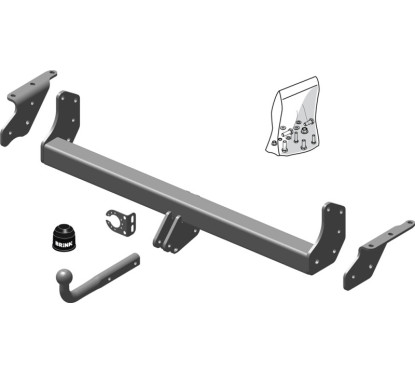 Attelage à rotule démontable avec outil (RDAO) NISSAN NAVARA