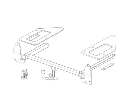 Attelage à rotule démontable avec outil (RDAO)HONDA CIVIC VII Hatchback 5 portes (EU, EP, EV) 2000-2006(01-2000- 02-2006)
