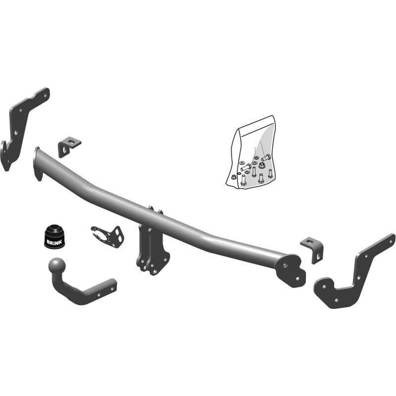 Attelage à rotule démontable avec outil (RDAO) PEUGEOT 208 I GTI (CA_, CC_) 3/5 portes 2012-2020(03-2012- 03-2020)