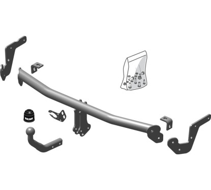 Attelage à rotule démontable avec outil (RDAO) PEUGEOT 208 I GTI (CA_, CC_) 3/5 portes 2012-2020(03-2012- 03-2020)