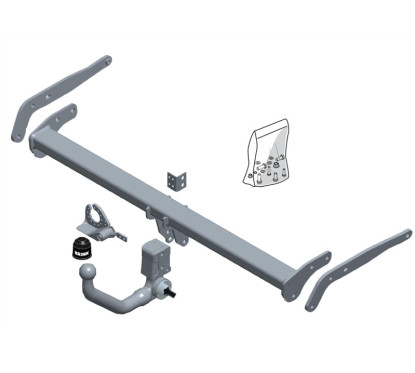 Attelage à rotule démontable verticalement (BMU) FORD FOCUS IV