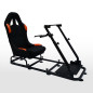 Siège de jeu FK Simulateur de course de siège de jeu eGaming Seats Monaco noir / orange