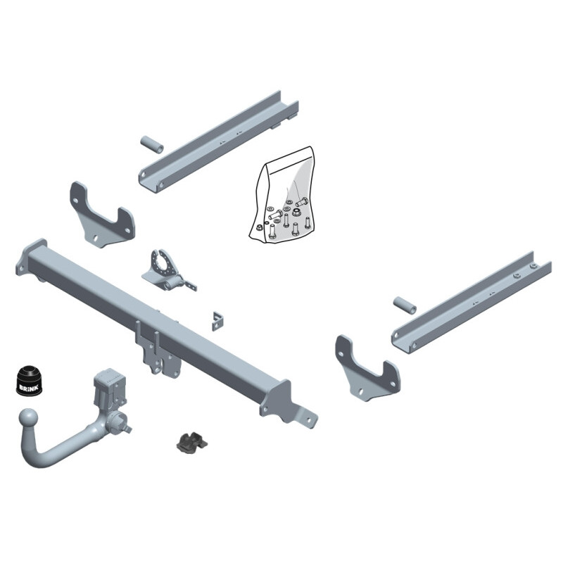 Attelage à rotule démontable verticalement (BMU) OPEL INSIGNIA A (G09) Coffre 2008-2017(07-2008- 03-2017)