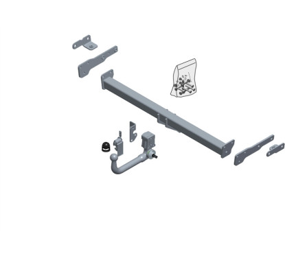 Attelage à rotule démontable verticalement (BMU) FORD EDGE