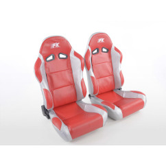 Sièges sport FK Sièges demi-baquets automatiques Set Racing au look sport automobile 