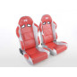 Sièges sport FK Sièges demi-baquets automatiques Set Racing au look sport automobile