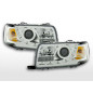 Phare Daylight LED DRL look Audi 80 type B4 91-94 chrome