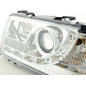 Phare Daylight LED DRL look Audi 80 type B4 91-94 chrome