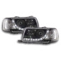 Phare Daylight LED DRL look Audi 80 type B4 91-94 noir