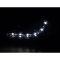 Phare Daylight LED DRL look Audi 80 type B4 91-94 noir 