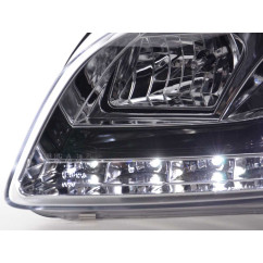 Phare Daylight LED DRL look Audi A4 type 8E 05-07 chrome 
