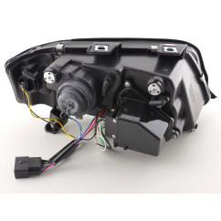 Phare Daylight LED DRL look Audi A6 type 4B 01-04 noir 