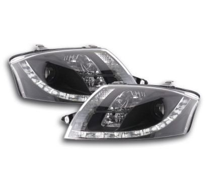 Phares Daylight LED feux de jour Audi TT type 8N 98-06 noir