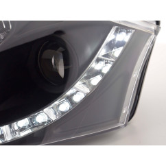 Phares Daylight LED feux de jour Audi TT type 8N 98-06 noir 