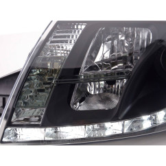 Phares Daylight LED feux de jour Audi TT type 8N 98-06 noir 