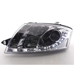 Phare Daylight LED DRL look Audi TT type 8N 99-06 chrome 