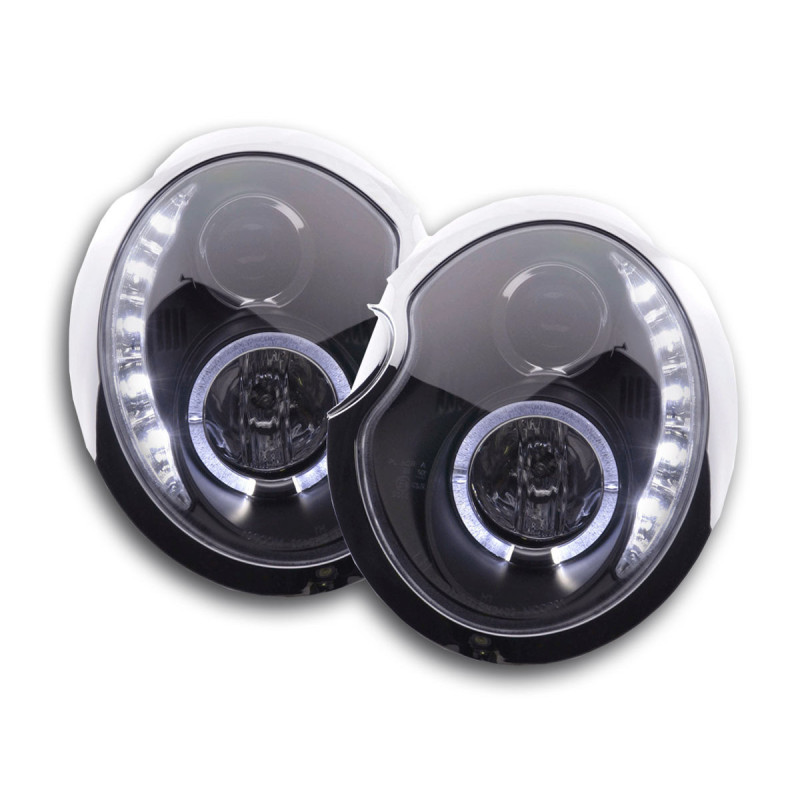 Phare Daylight LED DRL look Mini Cooper type R50 01-06 noir