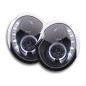 Phare Daylight LED DRL look Mini Cooper type R50 01-06 noir