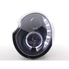 Phare Daylight LED DRL look Mini Cooper type R50 01-06 noir