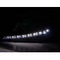 Phare Daylight LED DRL look Opel Astra H noir