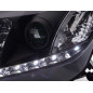 Phare Daylight LED DRL look Opel Astra H noir
