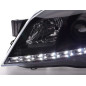 Phare Daylight LED DRL look Opel Astra H noir