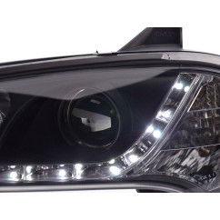 Phare Daylight LED DRL look Opel Tigra 95-03 noir 