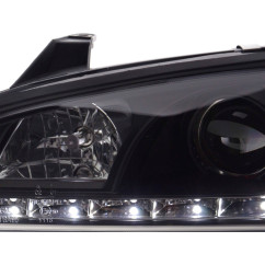 Phare Daylight LED DRL look Opel Tigra 95-03 noir 