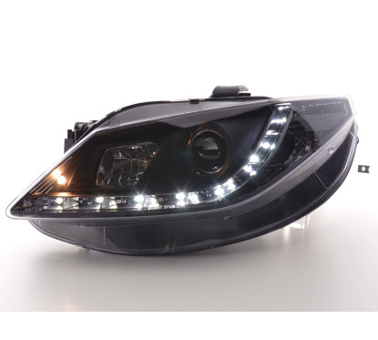 Phare Daylight LED DRL look Seat Ibiza type 6J 08- noir