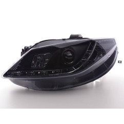 Phare Daylight LED DRL look Seat Ibiza type 6J 08- noir 