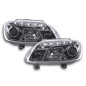 Phares Daylight LED DRL look VW Touran Type 1T / VW Caddy Type 2K 03- chrome