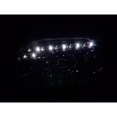 Phares Daylight LED DRL look VW Touran Type 1T / VW Caddy Type 2K 03- chrome 