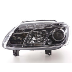 Phares Daylight LED DRL look VW Touran Type 1T / VW Caddy Type 2K 03- chrome 