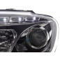 Phares Daylight LED DRL look VW Touran Type 1T / VW Caddy Type 2K 03- chrome