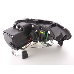 Phares Daylight LED DRL look VW Touran Type 1T / VW Caddy Type 2K 03- chrome 