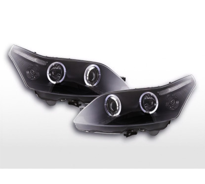 Jeu de phares Citroen C4 3 portes / 5 portes. Type L 04- noir