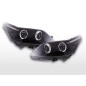 Jeu de phares Citroen C4 3 portes / 5 portes. Type L 04- noir