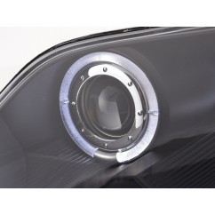 Jeu de phares Citroen C4 3 portes / 5 portes. Type L 04- noir